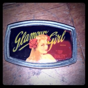 Glamour Girl pinup buckle